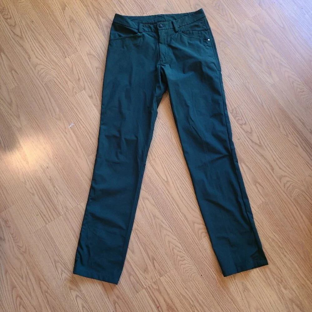 LULULEMON ABC SLIM FIT PANT 5-POCKET WARPSTREME stretch jean-style trouser sz 32
